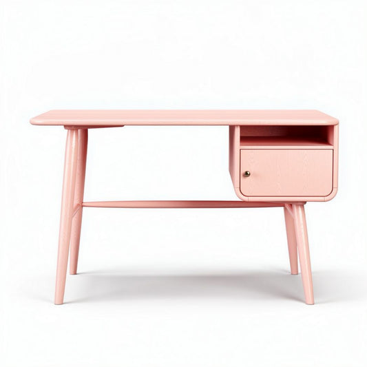 Bureau en bois rose avec tiroir dimensions 120 x 60 x 75cm